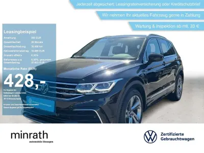 Usata VW Tiguan R-line 190 CV (139 kW) 2022 Nero SUV