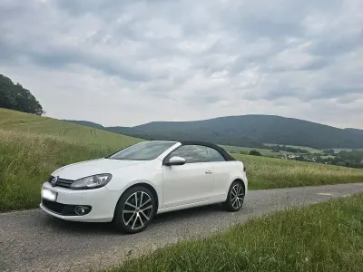 Brugt VW Golf Cabriolet 140 HK (102 kW) 2012 Hvid Cabriolet