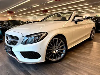 Gebraucht Mercedes C220 AMG 170 PS (125 kW) 2017 Weiß Cabrio