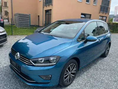 Gebraucht VW Golf Sportsvan Allstar 150 PS (110 kW) 2016 Blau Van / Kleinbus