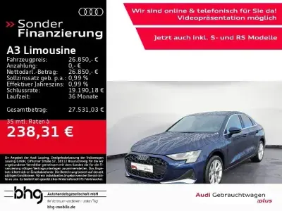 Gebraucht Audi A3 Advanced 116 PS (85 kW) 2024 Blau Limousine