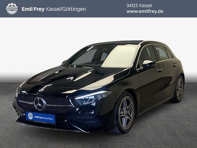 Kosmosschwarz metallic Gebraucht 2024 Mercedes A180 Advanced Plus Limousine | 31.310 € (Fairer Preis)