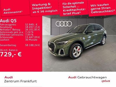 Gebraucht Audi Q5 S-Line 299 PS (219 kW) 2025 Distriktgrün metallic/distrikt SUV