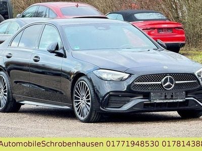 Schwarz Gebraucht 2024 Mercedes C220 AMG Limousine | 39.999 € (Fairer Preis)