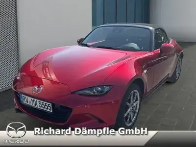 Neu Mazda MX5 Exclusive-Line 132 PS (97 kW) 2025 Soul red crystal m Cabrio