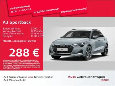 Gebraucht Audi A3 Advanced 204 PS (150 kW) 2025 Pfeilgrau perleffekt Limousine