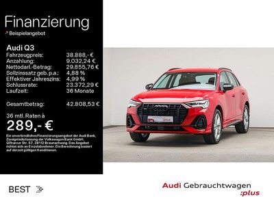Gebraucht Audi Q3 S-Line 190 PS (139 kW) 2023 Tangorot metallic SUV