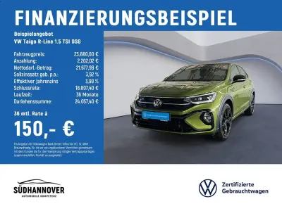 Gebraucht VW Taigo R-line 150 PS (110 kW) 2023 Grün SUV