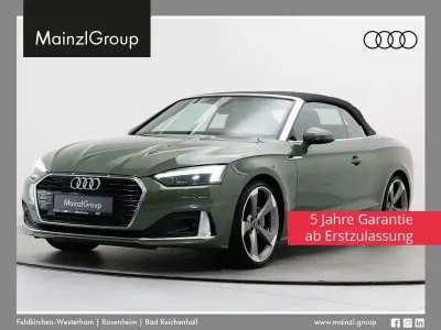 Gebraucht Audi A5 Cabriolet Ambiente 204 PS (150 kW) 2022 Distriktgrün metallic/verdeck Cabrio