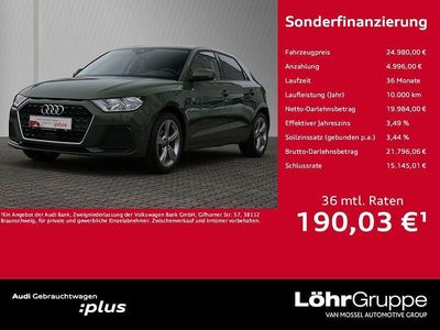 Distriktgrün metallic Gebraucht 2025 Audi A1 Sportback Advanced Plus Kleinwagen | 24.980 € (Fairer Preis)