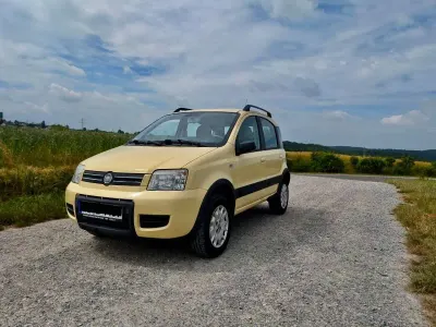 Gebraucht Fiat Panda 4x4 Climbing 60 PS (44 kW) 2008 Mambo gelb Kleinwagen