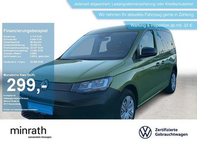 Gebraucht VW Caddy Basis 114 PS (83 kW) 2022 Grün Van / Kleinbus
