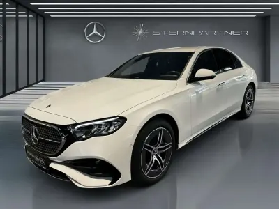 Gebraucht Mercedes E300 AMG 313 PS (230 kW) 2024 Unilack polarweiß Limousine