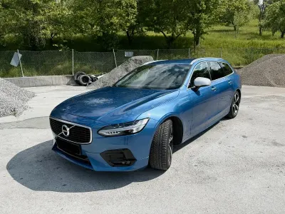 Gebraucht Volvo V90 R-Design 190 PS (139 kW) 2018 Blau Kombi