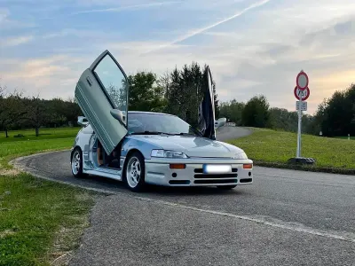 Gebraucht Honda CR-X 125 PS (91 kW) 1992 Blau Cabrio