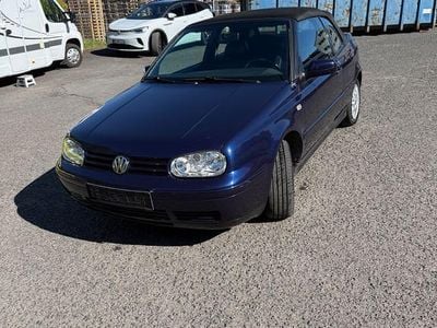 Second-hand VW Golf Cabriolet Conceptline 116 CP (85 kW) 2002 Albastru Cabrio