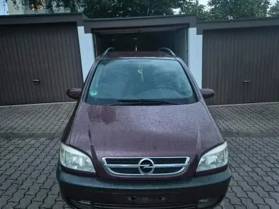 Gebraucht Opel Zafira 125 PS (91 kW) 2004 Rot Van / Kleinbus