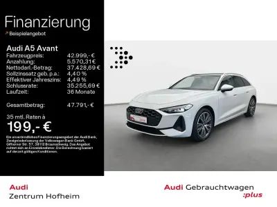 Gebraucht Audi A5 Sport 204 PS (150 kW) 2025 Gletscherweiß metallic Kombi