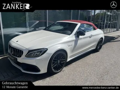 Gebraucht Mercedes C63S AMG AMG 510 PS (375 kW) 2018 Designo kaschmirweiß magno Cabrio