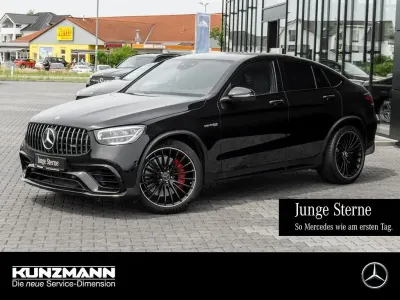 Gebraucht Mercedes GLC63 AMG AMG 510 PS (375 kW) 2023 Obsidianschwarz metallic Coupé