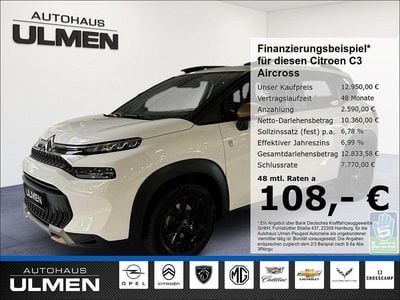 Weiß Gebraucht 2022 Citroën C3 Aircross PureTech SUV | 12.950 € (Fairer Preis)