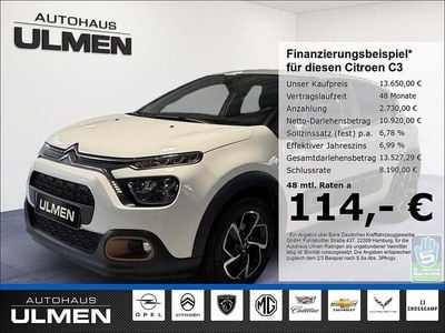 Gebraucht Citroën C3 PureTech 83 PS (61 kW) 2023 Weiss Limousine