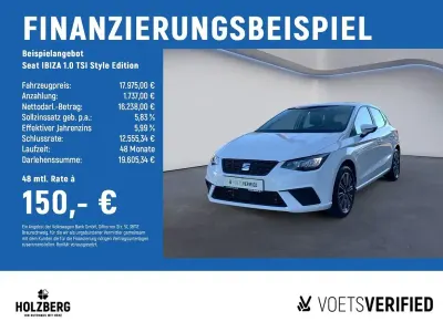 Gebraucht Seat Ibiza Style 116 PS (85 kW) 2024 Weiß Kleinwagen