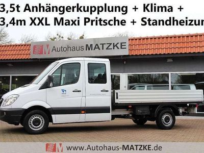 gebraucht Mercedes Sprinter 316 Automat Maxi-Pritsche DoKa AHK 3.5t