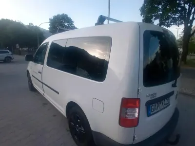 Gebraucht VW Caddy Maxi 105 PS (77 kW) 2009 Weiß Van / Kleinbus