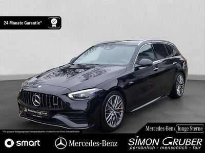 Obsidianschwarz (metallic) Gebraucht 2023 Mercedes C43 AMG AMG Kombi | 58.350 € (Fairer Preis)