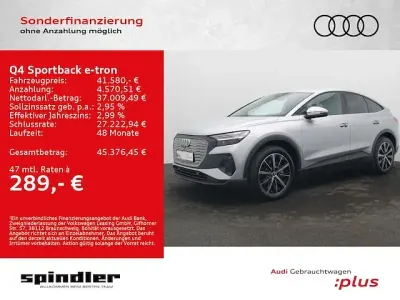 Gebraucht Audi Q4 Sportback e-tron Ambiente 150 kW (204 PS) 2025 Florettsilber metallic SUV