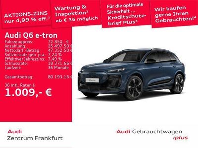 Gebraucht Audi Q6 e-tron Ambiente 284 kW (387 PS) 2025 Plasmablau metallic SUV