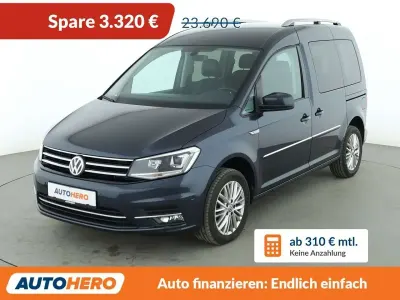 Gebraucht VW Caddy Highline 150 PS (110 kW) 2017 Starlight blue Van / Kleinbus