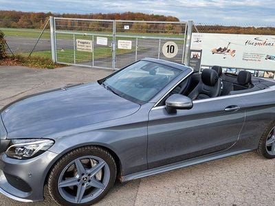 Second-hand Mercedes C250 AMG line 211 CP (155 kW) 2018 Gri Cabrio