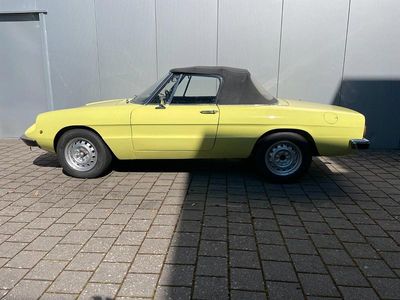 Gebraucht Alfa Romeo Spider 109 PS (80 kW) 1973 Gelb Cabrio