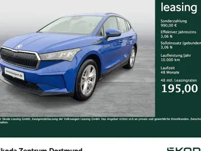 Brugt Skoda Enyaq iV Loft 250 kW (340 HK) 2023 Blå SUV