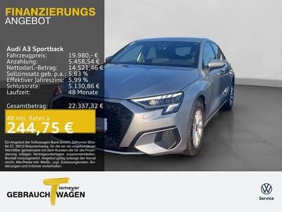 Gebraucht Audi A3 Business 110 PS (80 kW) 2022 Silber Limousine