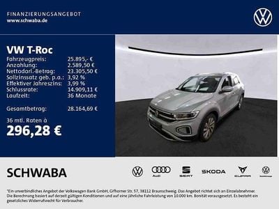 Gebraucht VW T-Roc Style 150 PS (110 kW) 2023 Pyrit silber metallic SUV