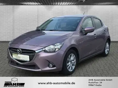 Gebraucht Mazda 2 Exclusive-Line 90 PS (66 kW) 2015 Metisviolett metallic Kleinwagen