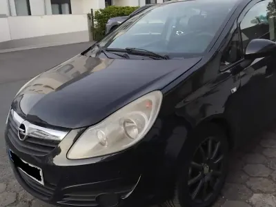 Gebraucht Opel Corsa 2008 Schwarz Kleinwagen