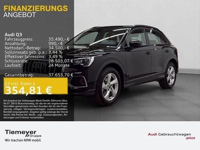 Schwarz Gebraucht 2025 Audi Q3 Advanced SUV | 35.490 € (Guter Preis)