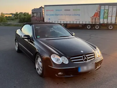 Gebraucht Mercedes CLK200 Avantgarde 163 PS (119 kW) 2006 Schwarz Cabrio