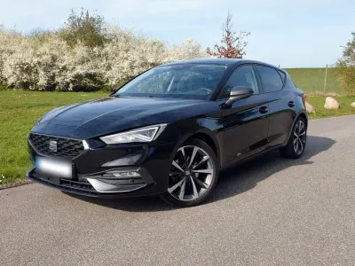 Używany Seat Leon FR 150 KM (110 kW) 2021 Czarny Sedan/Limuzyna