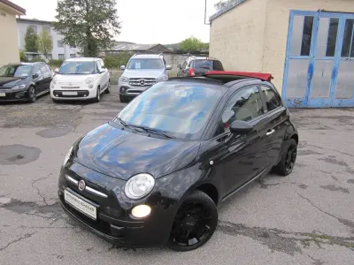 Gebraucht Fiat 500 Pop 69 PS (50 kW) 2011 Schwarz metallic Cabrio