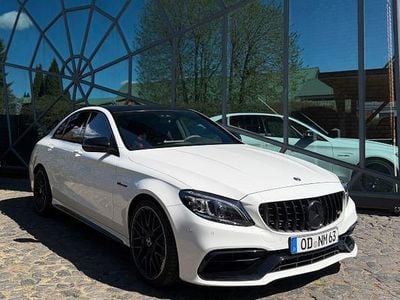 Brugt Mercedes C63S AMG AMG 510 HK (375 kW) 2020 Hvid Sedan
