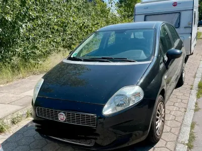 Gebraucht Fiat Punto 2008 Schwarz Kleinwagen