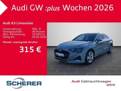 Gebraucht Audi A3 Ambiente 150 PS (110 kW) 2025 Pfeilgrau perleffekt (metallic) Limousine