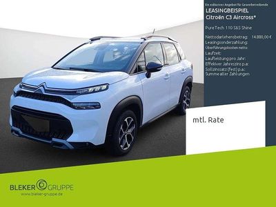 Gebraucht Citroën C3 Aircross PureTech 110 PS (80 kW) 2023 Weiß SUV