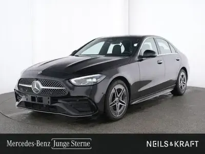 Gebraucht Mercedes C180 AMG 205 PS (150 kW) 2025 Metalliclack obsidianschwarz Limousine