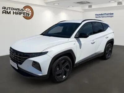 Gebraucht Hyundai Tucson Blackline 179 PS (131 kW) 2023 Weiß SUV